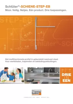 Schlüter-SCHIENE-STEP-EB - Mooi. Veilig. Netjes. Eén product. Drie toepassingen. Schlüter-SCHIENE-STEP-EB - Mooi. Veilig. Netjes. Eén product. Drie toepassingen.
